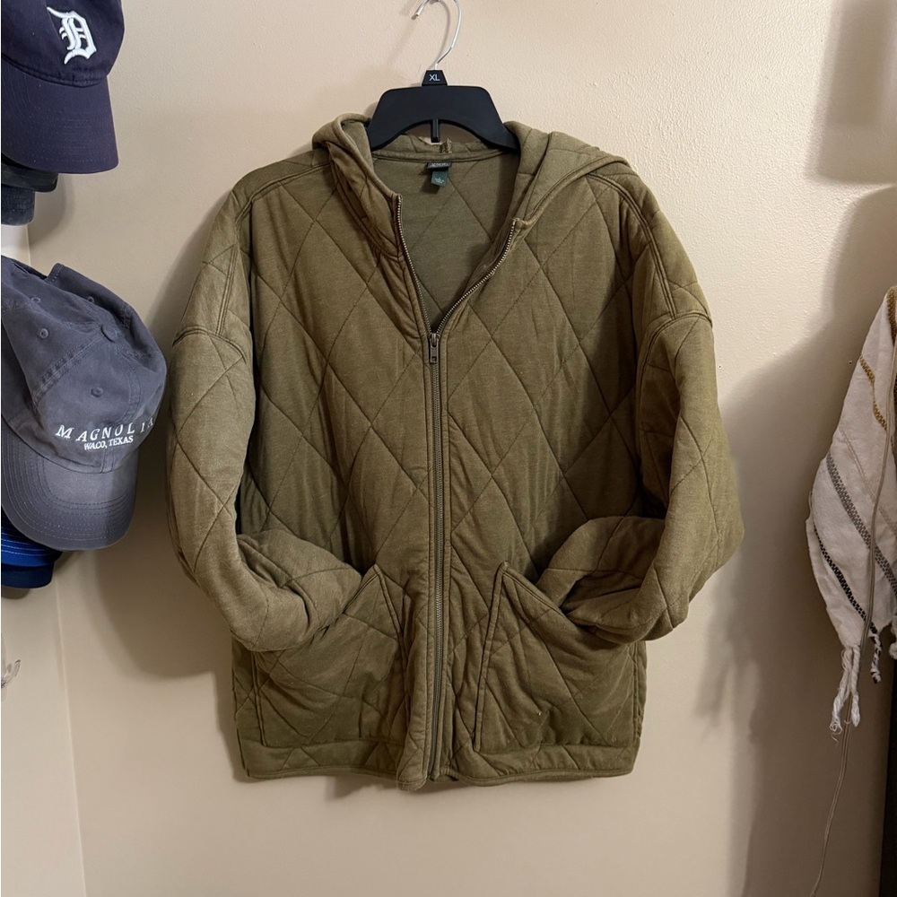 Wild Fable Olive Quilted Jacket